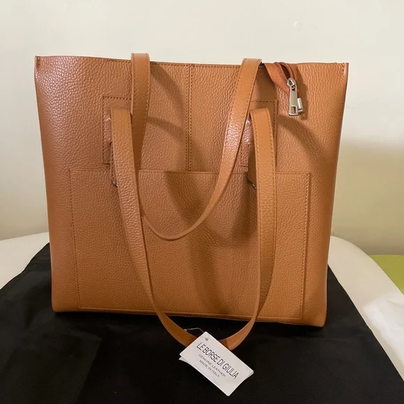 Genuine leather made in italy bags hot sale